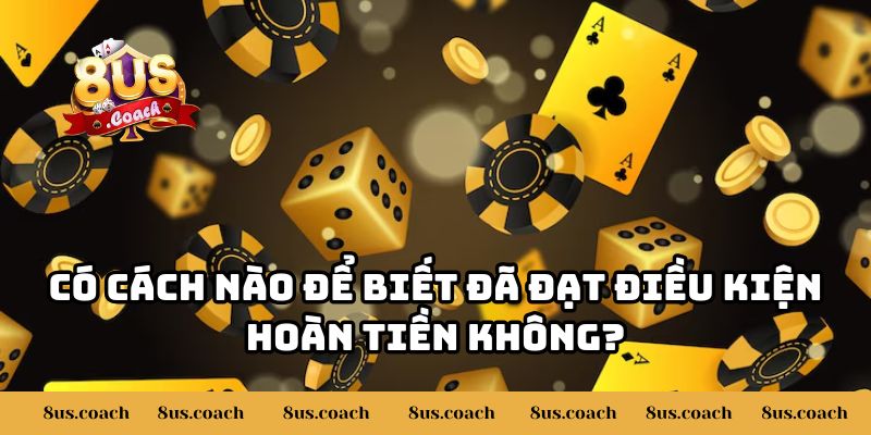 Điều Kiện Để Tham Gia Chương Trình Hoàn Tiền Tại 8US Là Gì? 3 Có cách nào để biết đã đạt điều kiện hoàn tiền không?